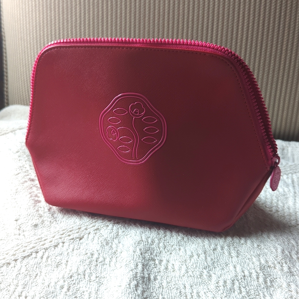 Red Shiseido Makeup Bag